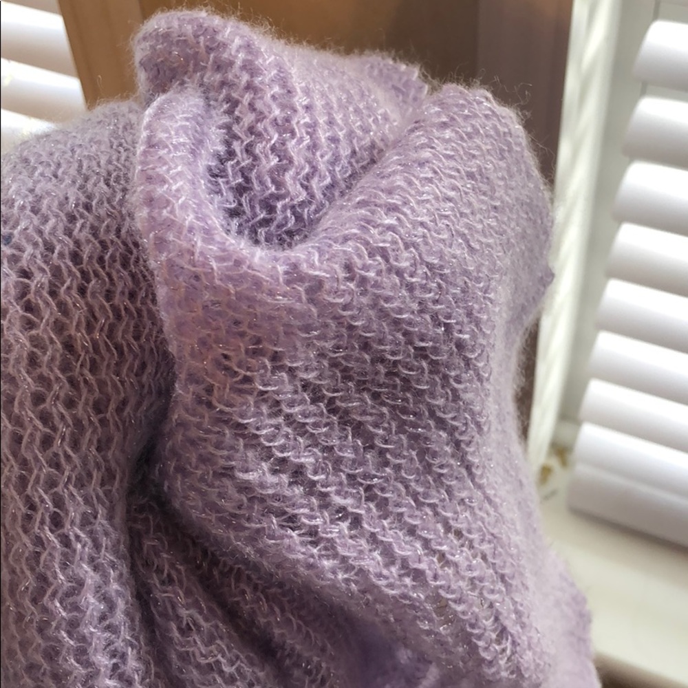 lilac scarf